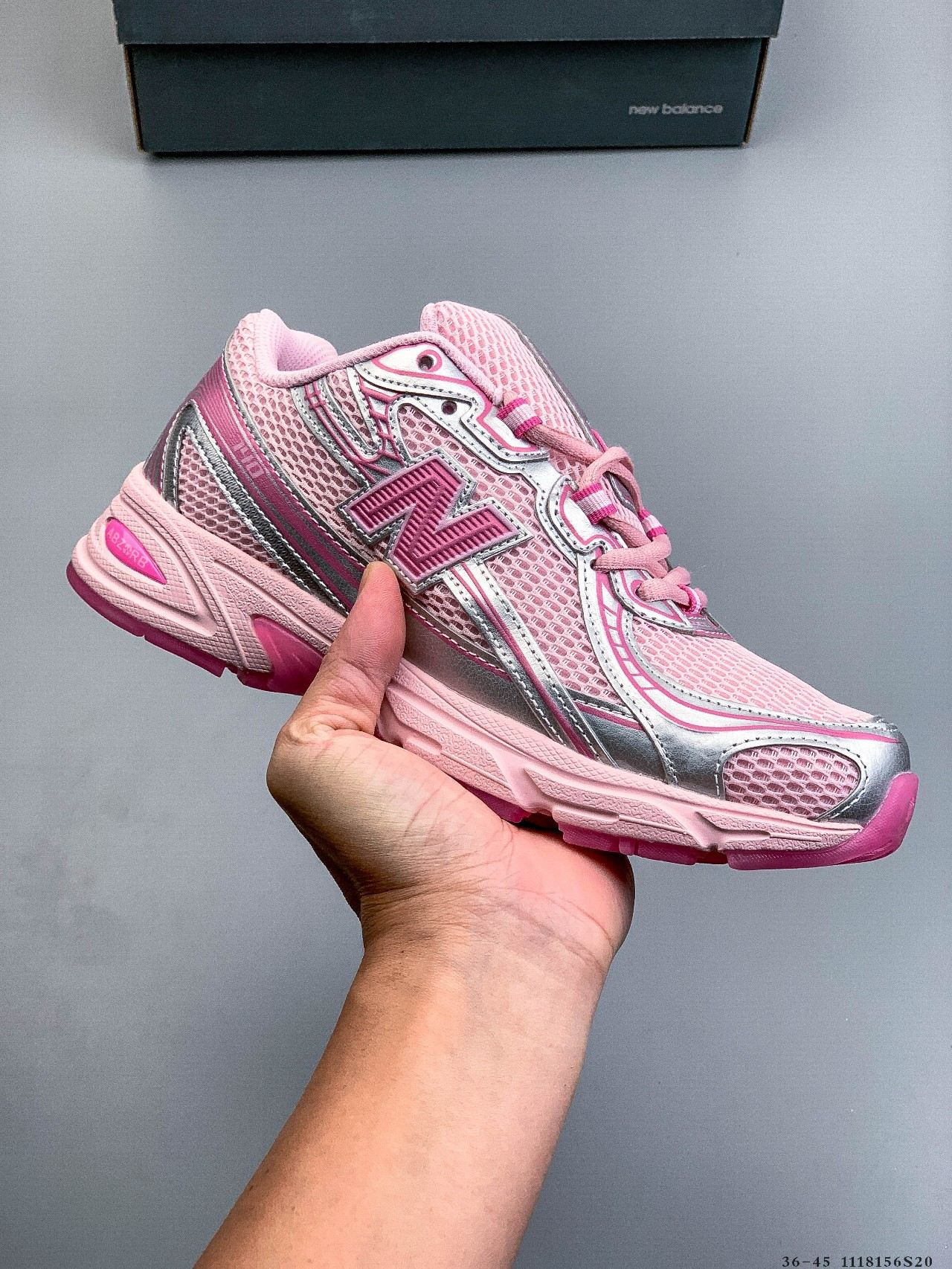 New Balance NB740 British-made lightweight, retro-style casual sports running shoes.