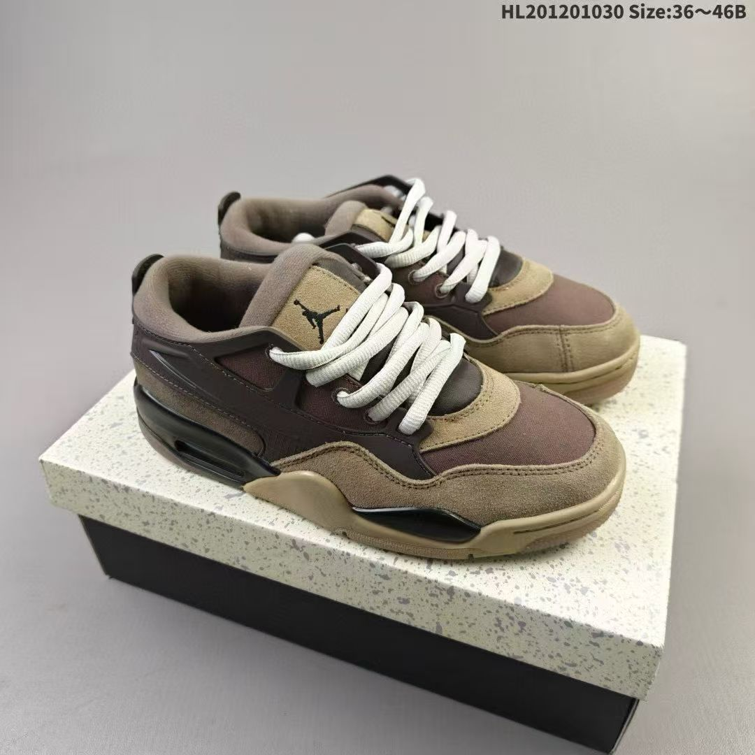 Jordan AJ4 generation reset series Men's and women's shoes are half-size system, using fur combination grained cowhide upper material, meticulous positioning pull and glue injection effect, midsole PU