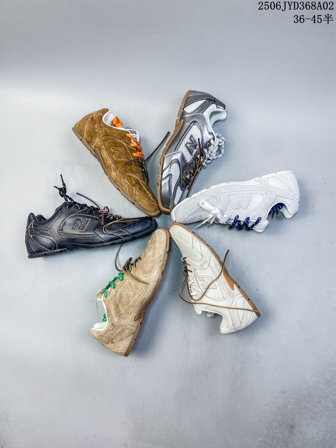 new balence New Balance collaboration leather sneakers.Genuine label with a half size.miumiu 缪缪