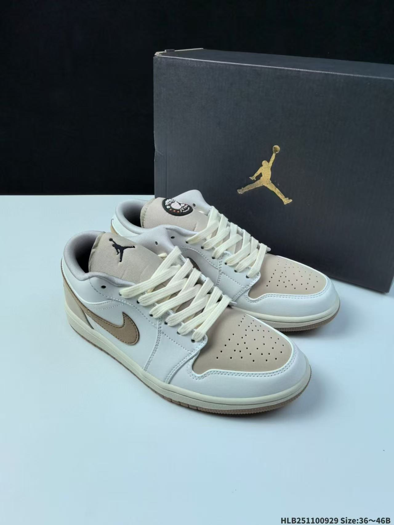 Nike Air Jordan 1 Low Ashen Slate/Mystic Navy/White