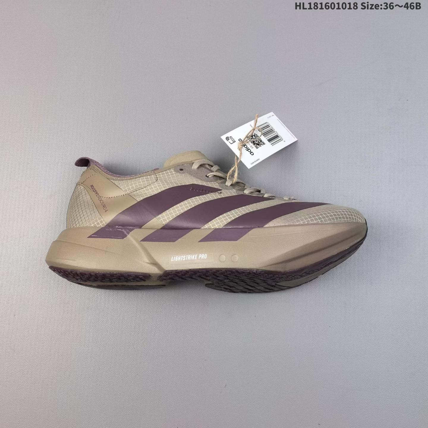 adidas Adizero Adios Pro 4 M - a comfortable, versatile, slip-resistant, and durable low-cut running shoe with a full-length carbon plate.