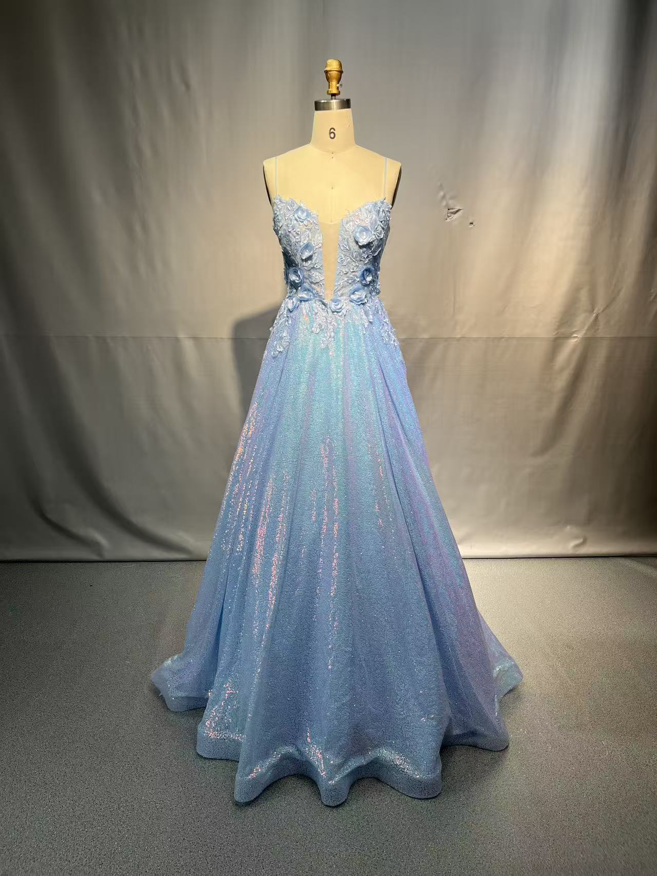 Moonlit Bloom Ball Gown