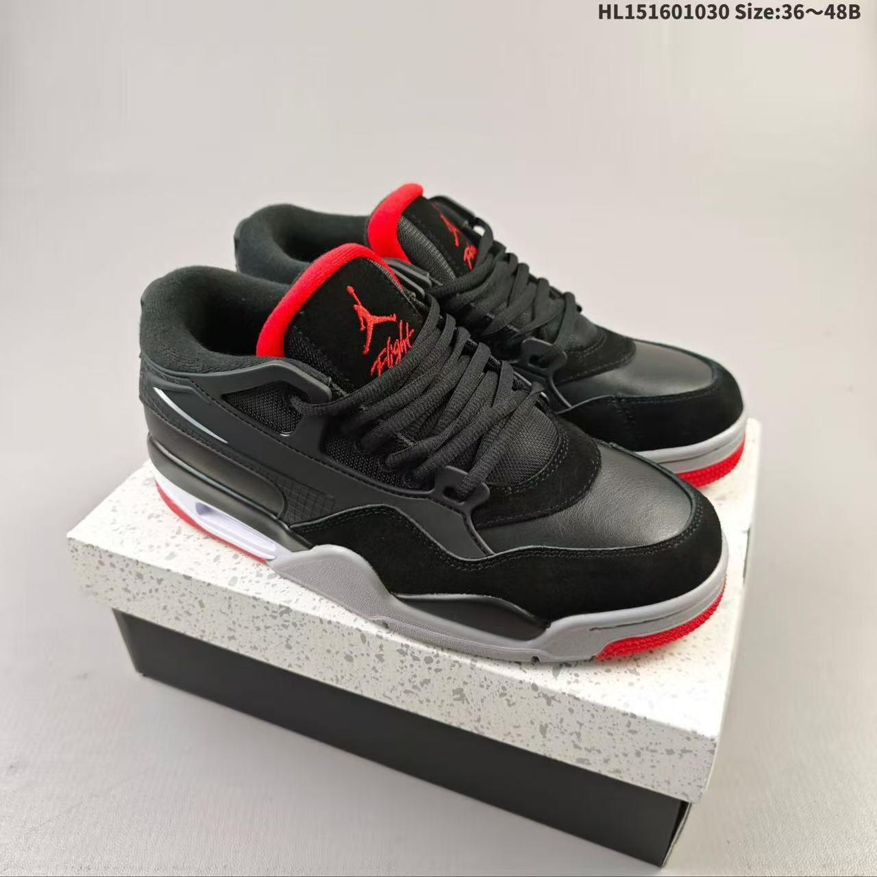 Jordan AJ4 generation reset series Men's and women's shoes are half-size system, using fur combination grained cowhide upper material, meticulous positioning pull and glue injection effect, midsole PU