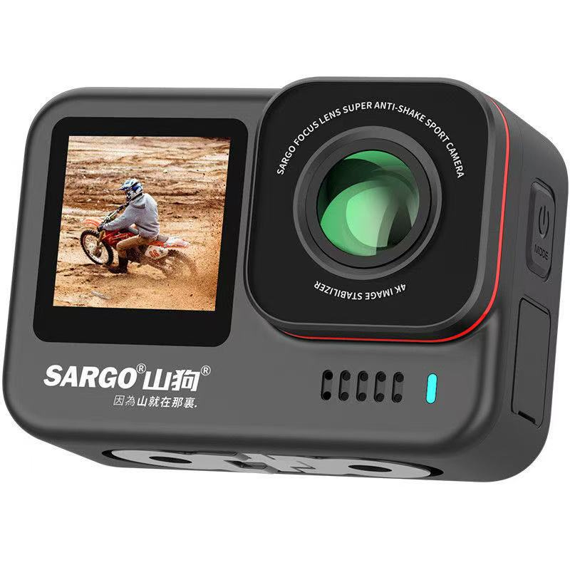 Mountain Dog A9PRO 4K Ultra HD Stabilized Sports Camera, Motorcycle Dash Cam, Portable Fishing Vlog Camera