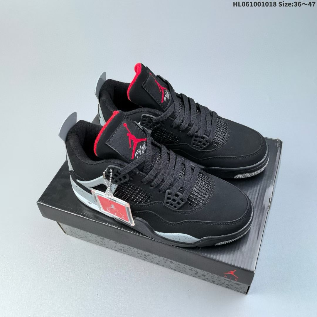 The Air Jordan 4 Retro “Black Canvas