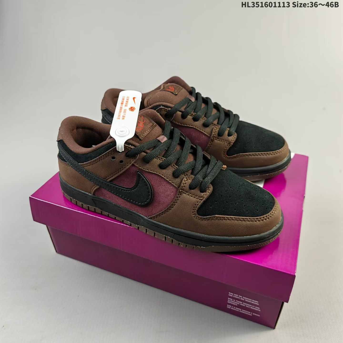 NIKE DUNKLOW Dunk Series Nike retro low-help casual sports skateboard shoes Soft and comfortable ZoomAir air cushion sb