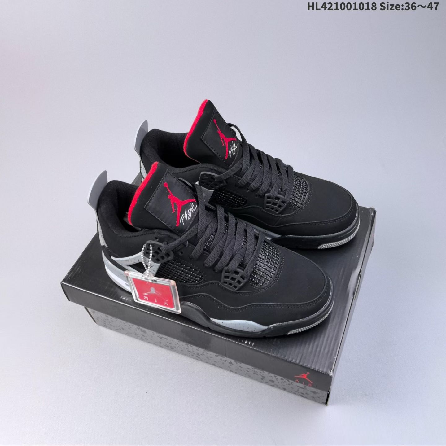 Nike Air Jordan 4 Retro Nike Michael Jordan AJ4 Mid Retro Casual Sports Culture Basketball Shoe