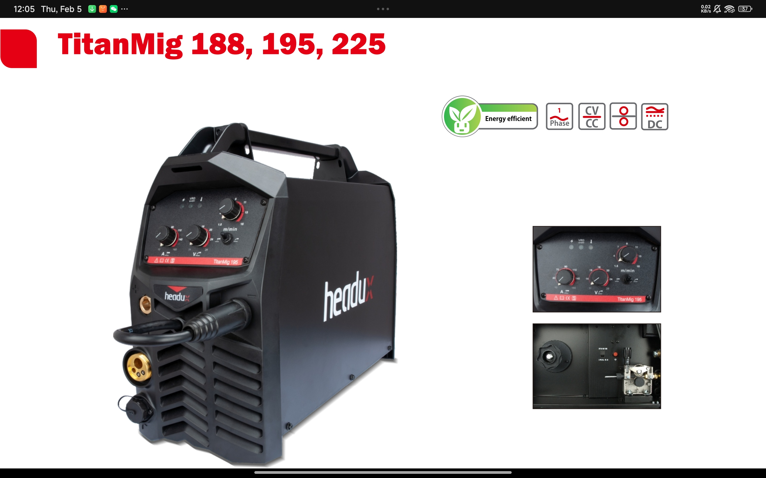 TitanMig 188, 195, 225