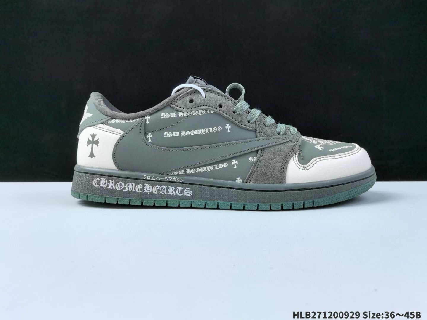Nike Air Force 1 Low 07 Green/Brown Bear Cord Wrap Graffiti Original last