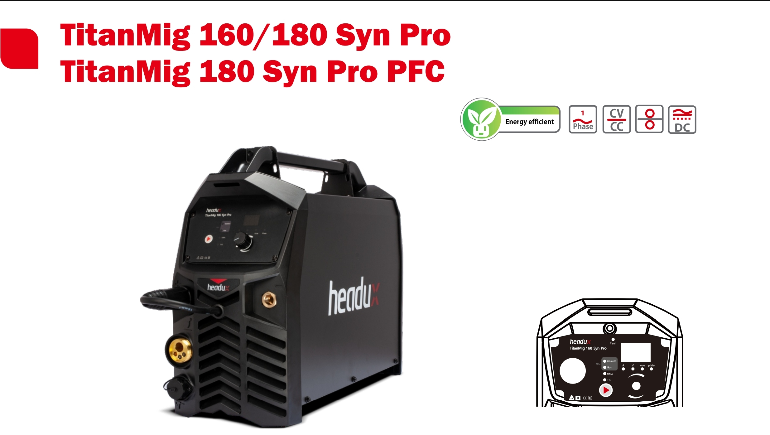 TitanMig 160/180 Syn Pro TitanMig 180 Syn Pro PFC