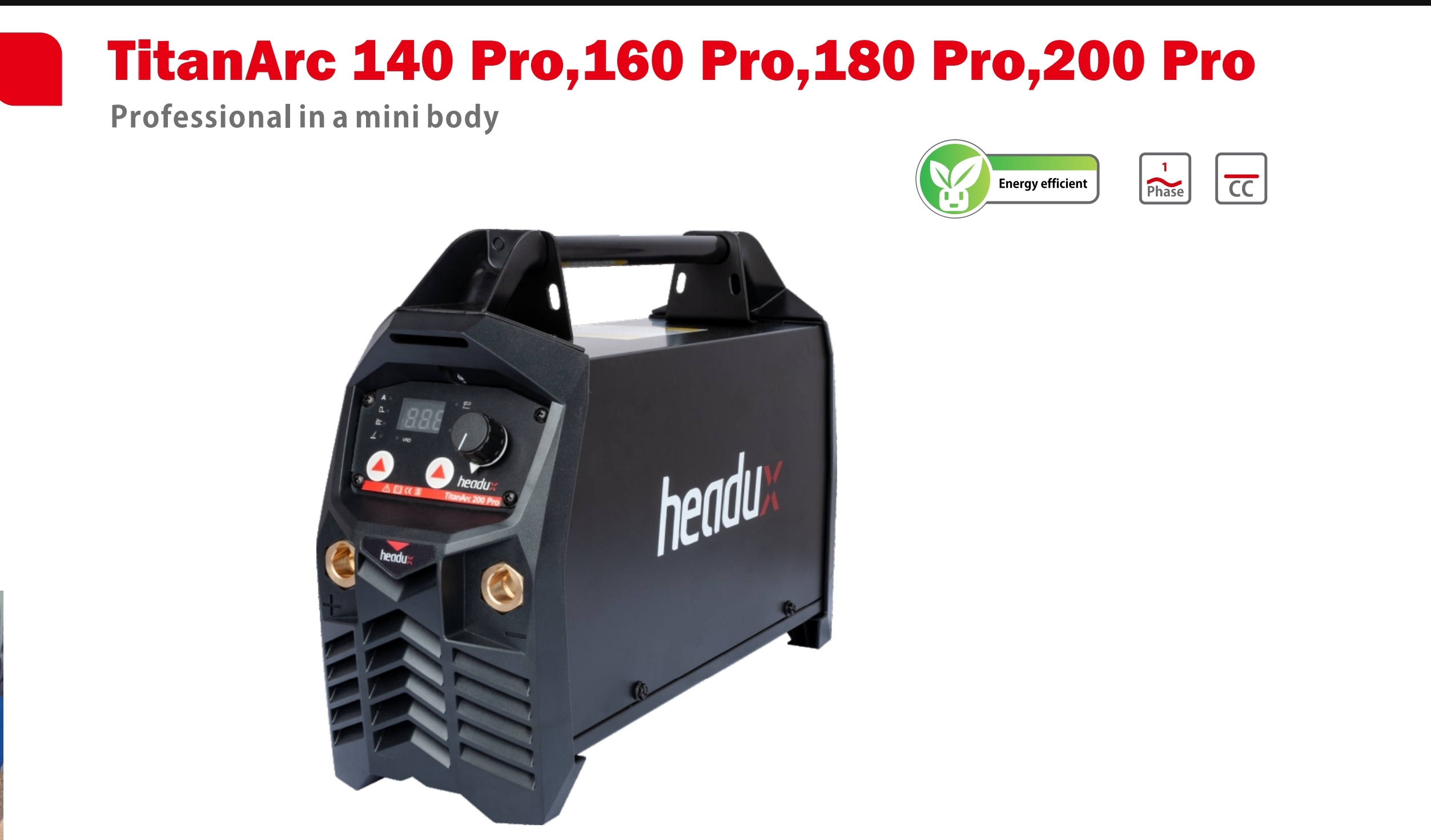 TitanArc 140 Pro,160 Pro,180 Pro,200 Pro Professional in a mini body