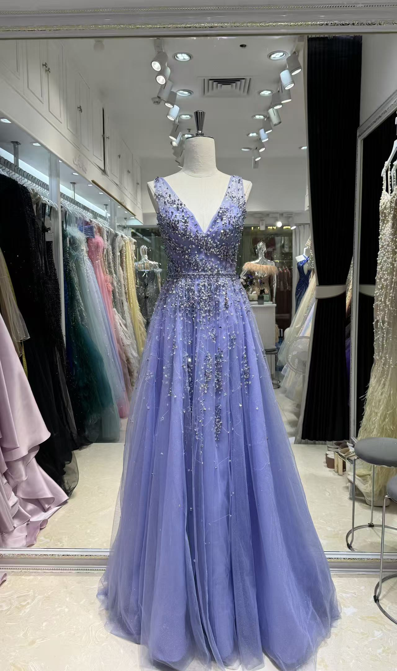 Twilight Veil Tulle Gown