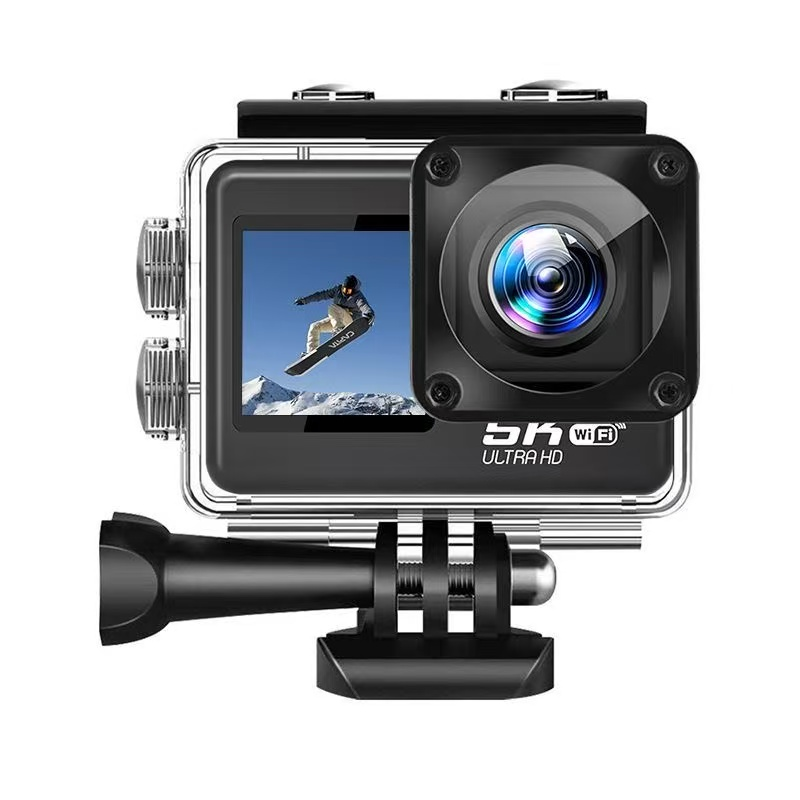 5K high-definition wide-angle sports camera, motorcycle riding, stabilization, fishing, diving, vlog, waterproof camera, recorder