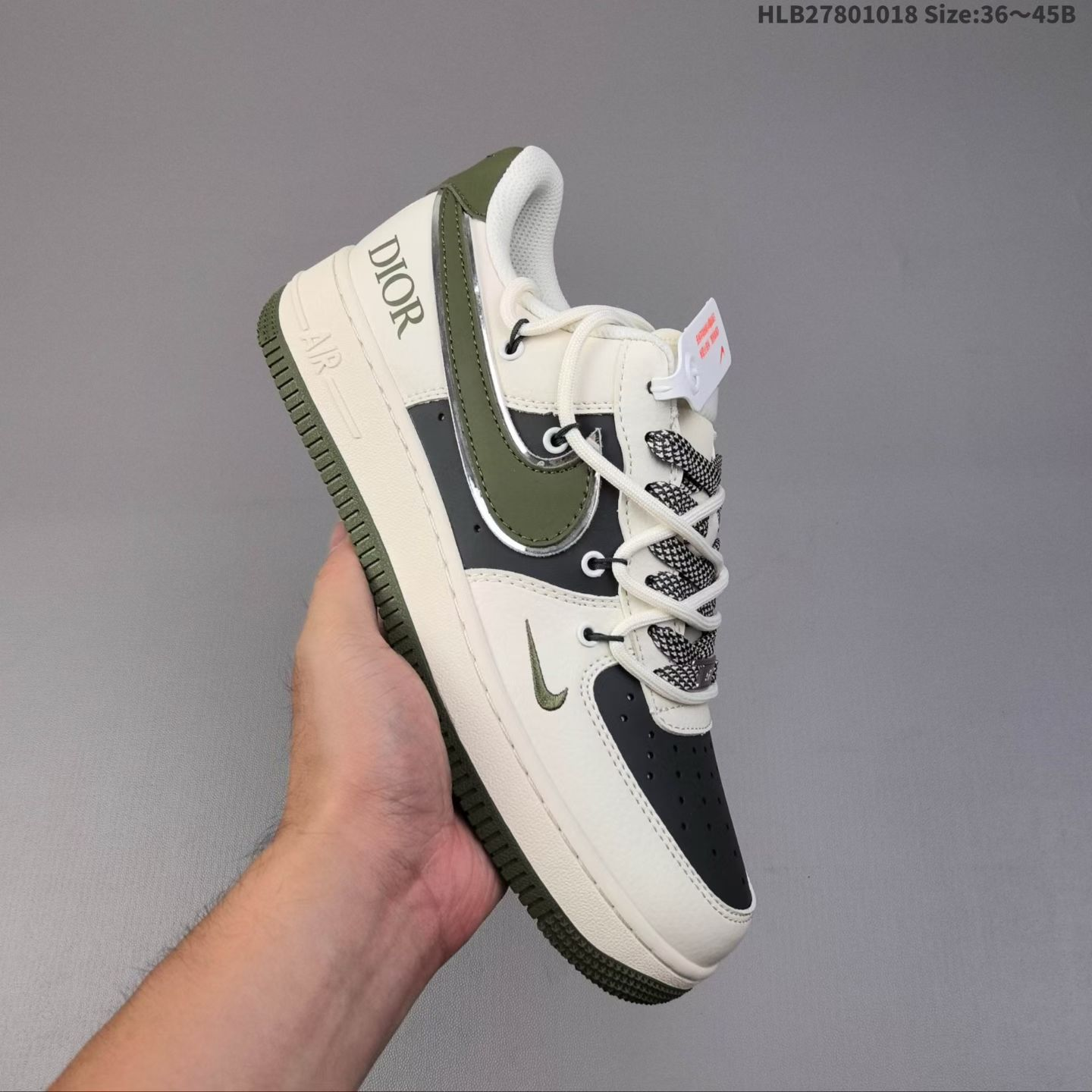 NIKE AIR FORCE 1‘07 Original last and paperboard used to create a genuine, low-cut "Air Force" style shoe.