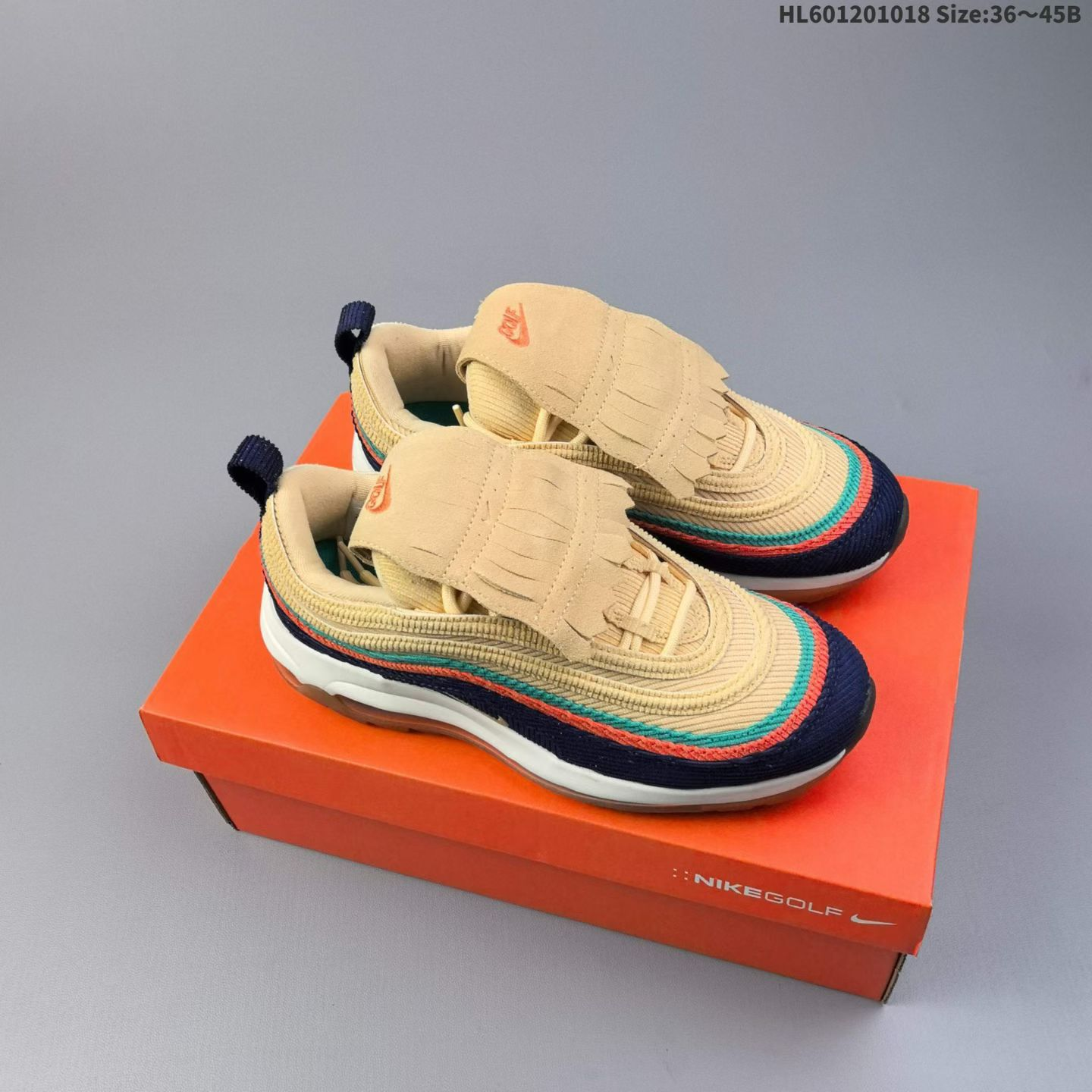 NK Golf Air Max 97G Bullet Original company-grade, classic crossover golf shoes.