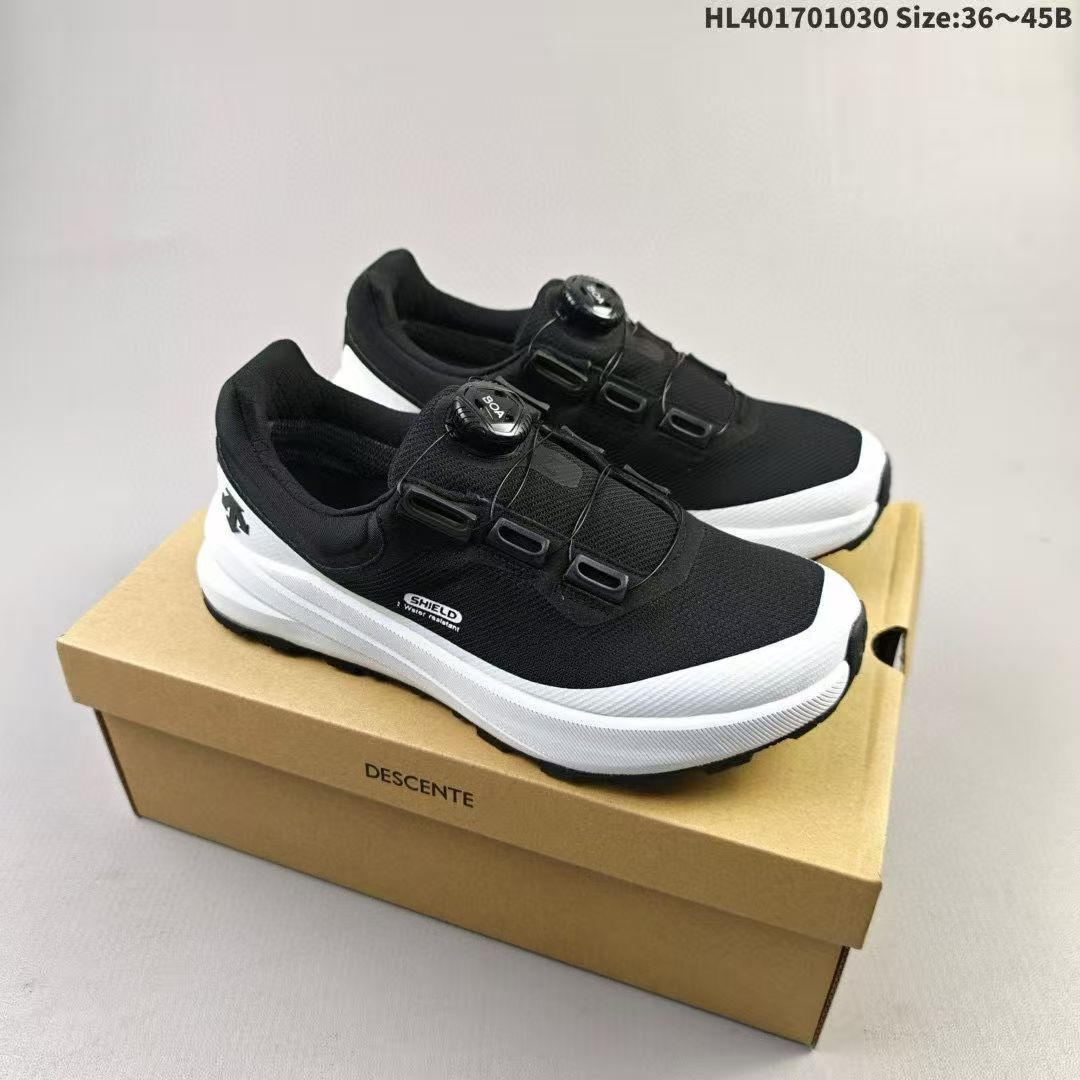 DESCENTE DUALIS WIRE WP SHIELD Urban Commuter GORE-TEX Stylish Comfortable, Slip-Resistant, Durable, Water-Resistant Men's Cross-Country Running Shoes Officially