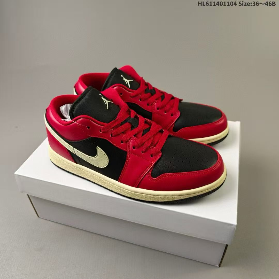 Nike Air Jordan 1 LOW AJ1 Joe 1 Low Casual Sneakers, synchronized with the official color palette