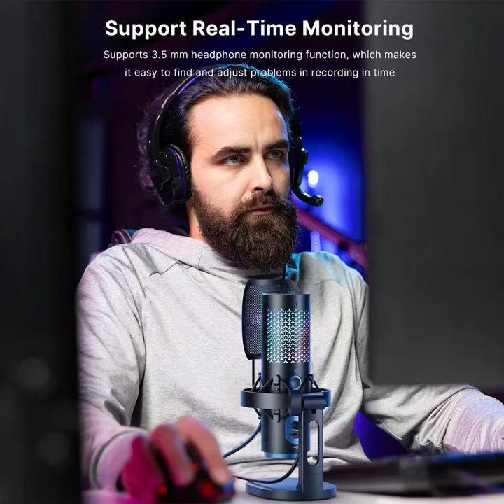 BOYA K5 Wireless Desktop Microphone Professional Studio-Quality Sound for Computer Desktop Games, Esports, and Live Streaming