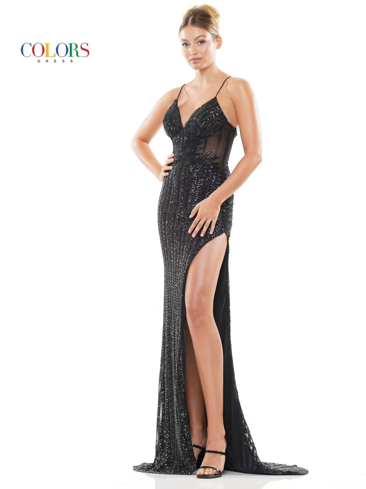 Obsidian Muse Cutout Gown