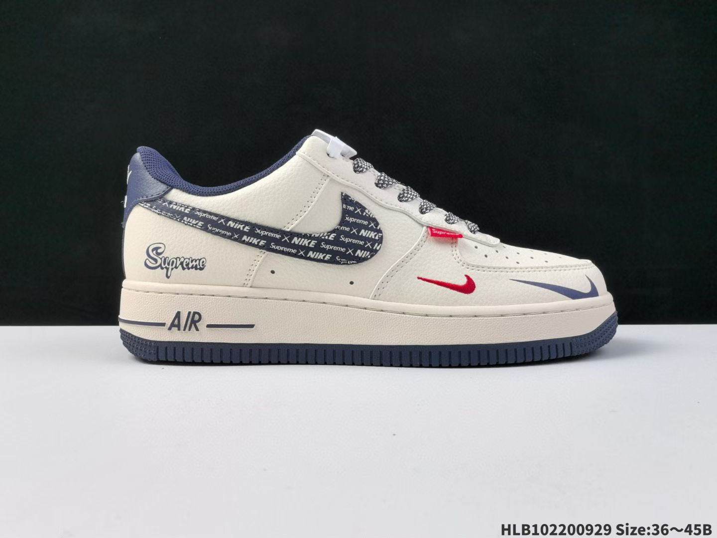 Nike AF1 Platform Sneakers, Brown, Men's, Air Force Style, Casual, Low-Cut, Athletic Shoes