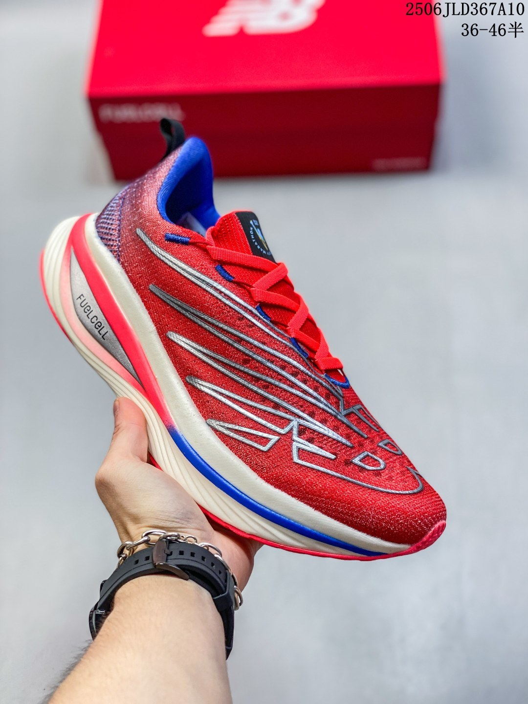 New Balance FuelCell SC Elite V3 Fuel Chamber V3 series ultra-lightweight low-cut casual sport running shoes.