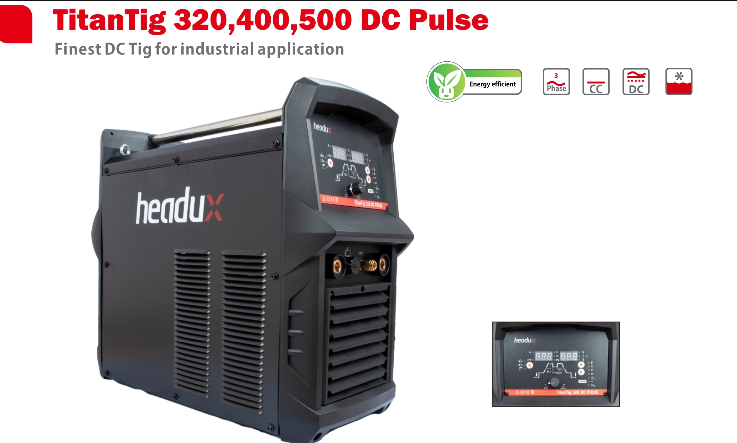 TitanTig 320PACDC, 400 PACDC Powerful ACDCTIG equipment for professional demand